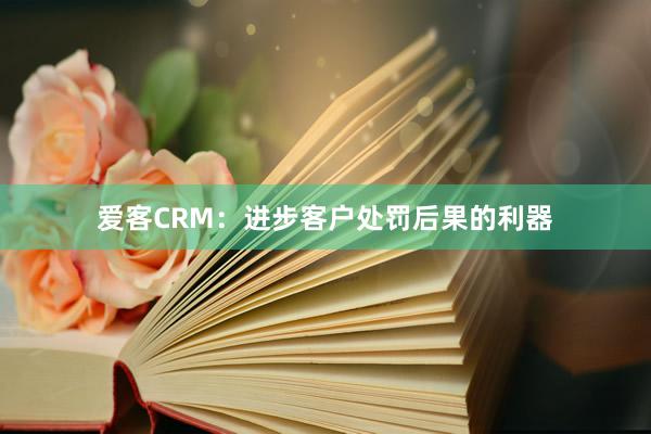 爱客CRM：进步客户处罚后果的利器